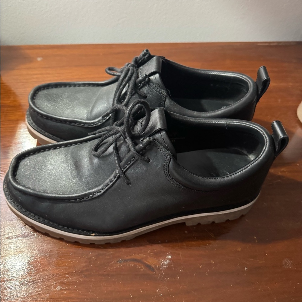 Coach Black Leather Chukka Boots